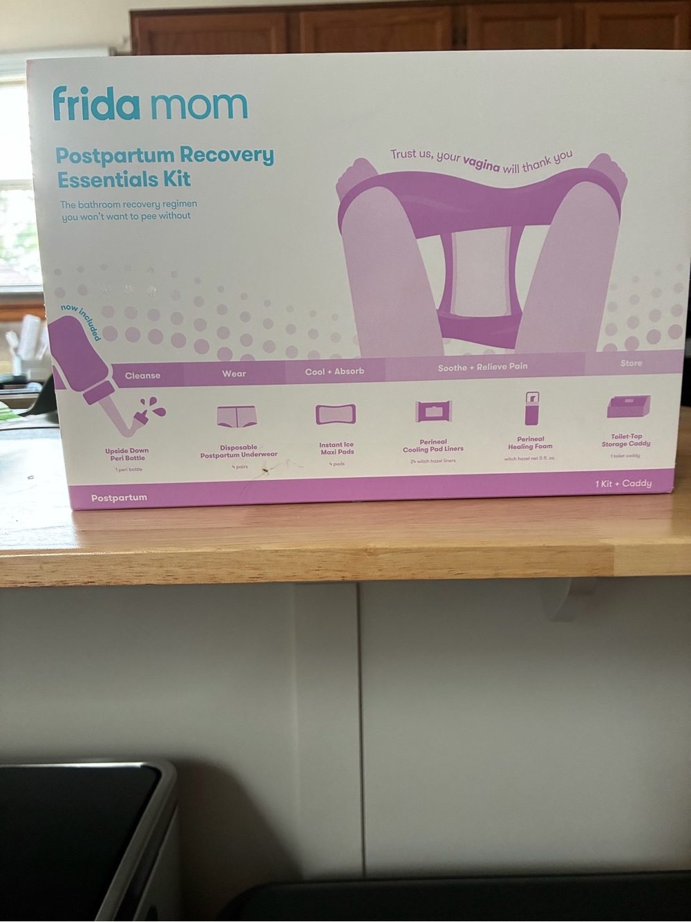 New/unopened Frida Mom Postpartum Recovery Essentials Kit - Pink
